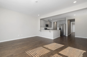 freshly clean and painted apartment